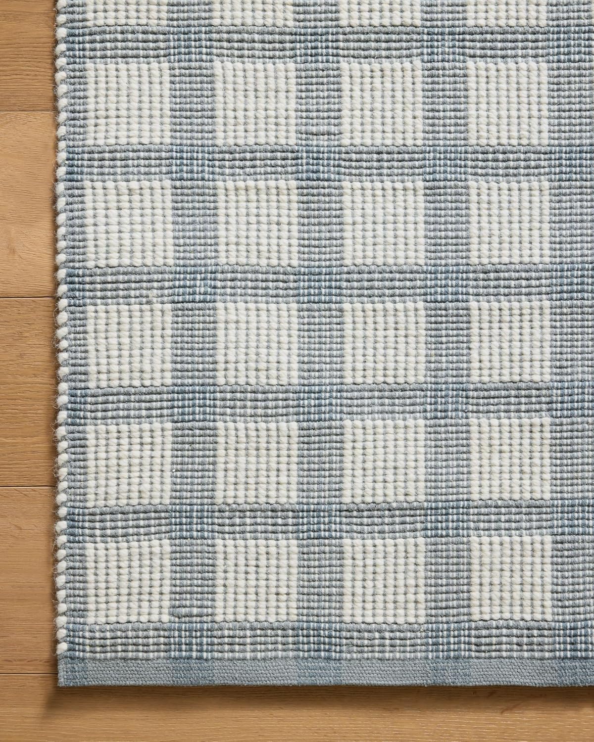 Loloi Magnolia Home Ryder Blue/Ivory 9'-3" x 13' Area Rug