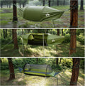 Night Cat Flat Lay Hammock: Non-Rolling Hammock Tent for Adults 1 Person 330LBS