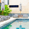Ivation Large Outdoor Waterproof Digital Clock w/Big Display & Timer, 36"