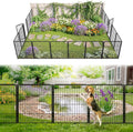 FXW No Dig Garden Fence, Outdoor for Yard, 32in(H) x 36.4ft(L), 16 Panels