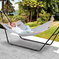 Homgava Universal 2-Person Hammock Stand, 660LBS Capacity,Black