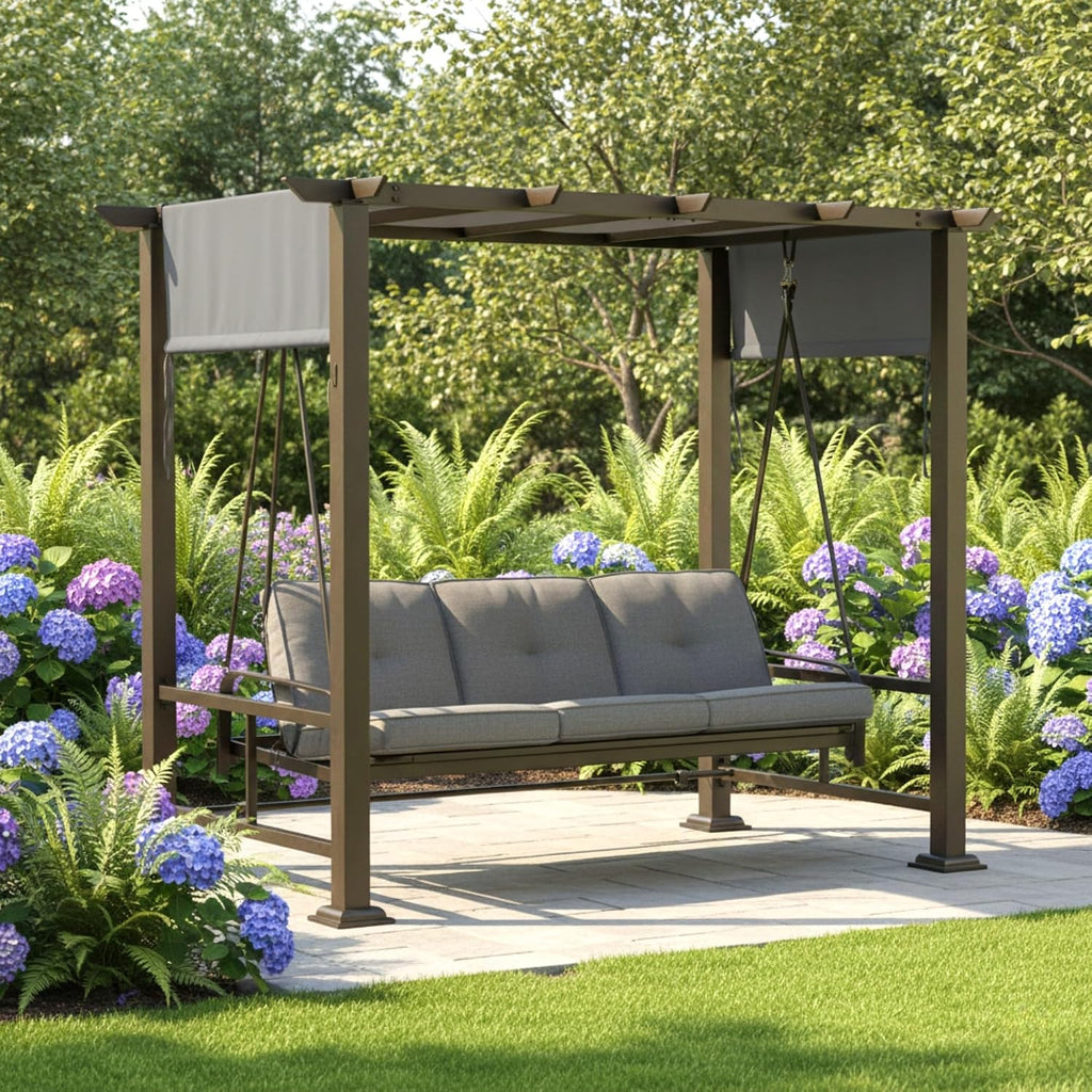 garden winds durable replacement canopy top cover compatible shown in use