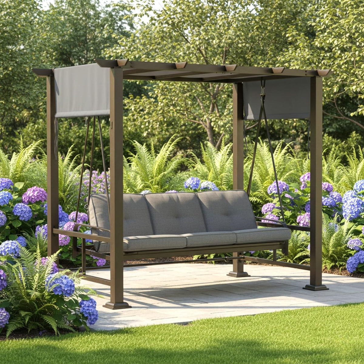 garden winds durable replacement canopy top cover compatible shown in use