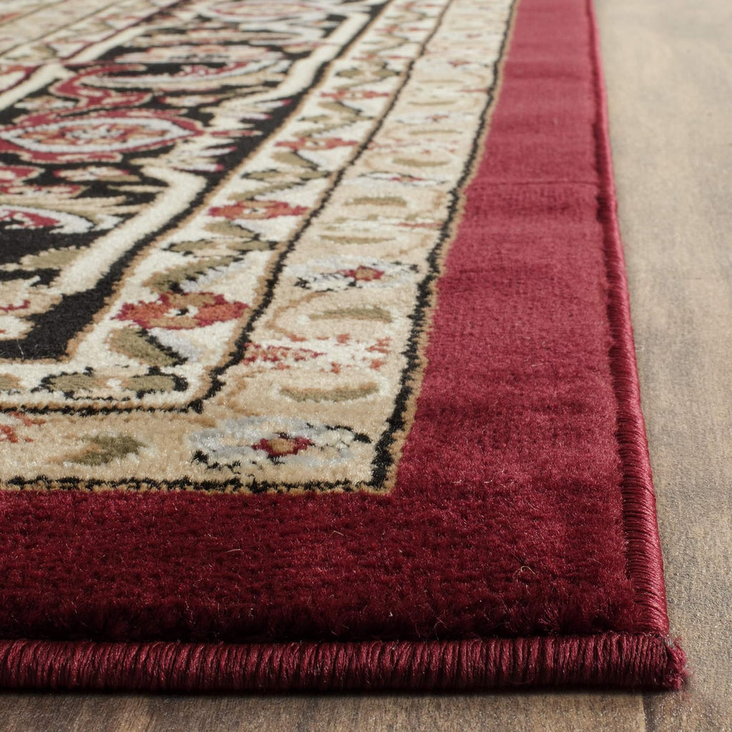 SAFAVIEH Lyndhurst Collection X-Large Area Rug - 12' x 18', Red & Black, Traditional Oriental Design, Non-Shedding & Easy Care, Ideal for High Traffic Areas in Living Room, Bedroom (LNH330B)
