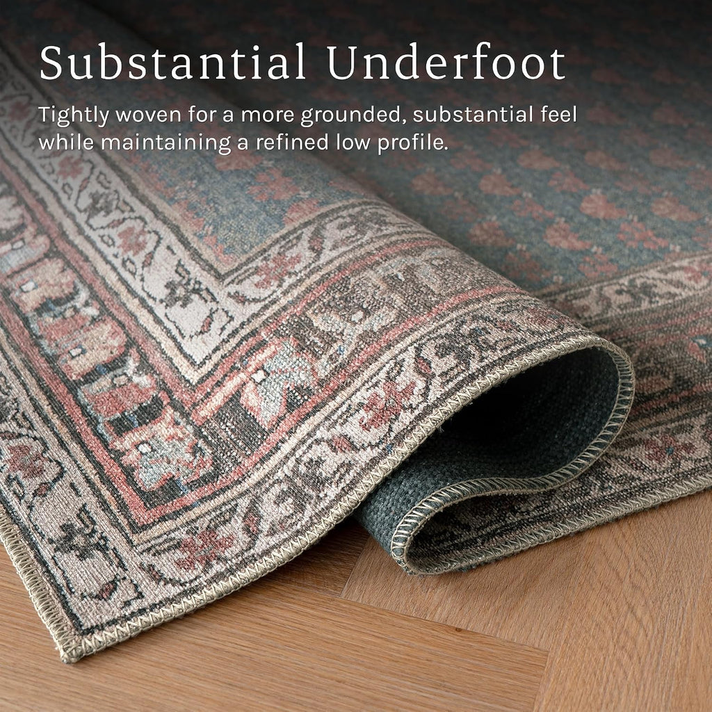 Knot Again Vintage Inspired Area Rug, 5’ x 8’