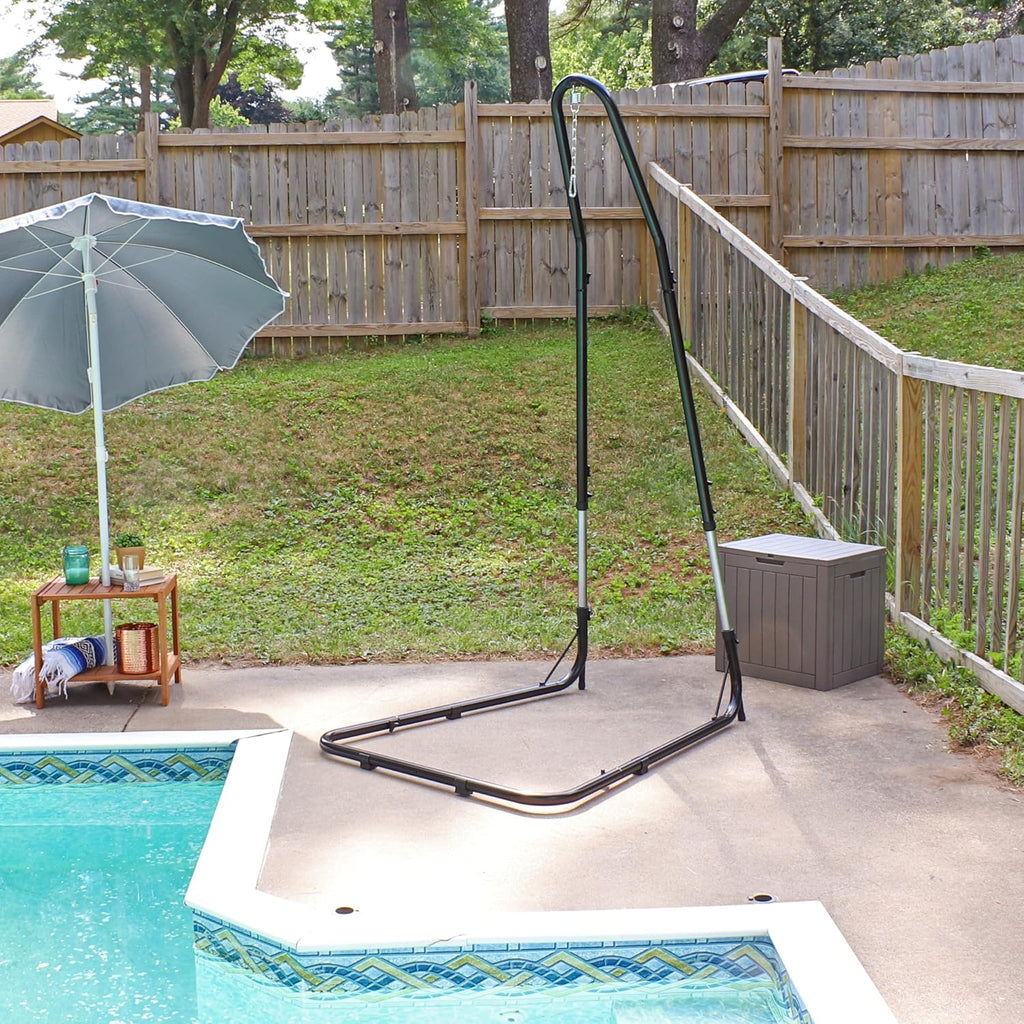 Sunnydaze Durable Adjustable Hanging Chair Hammock Stand Only