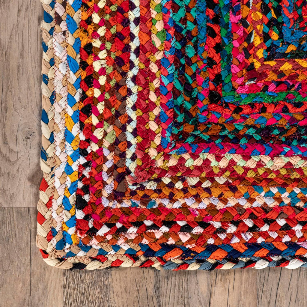 nuLOOM Tammara Multicolor Ombre Braided Area Rug, 8' x 10'
