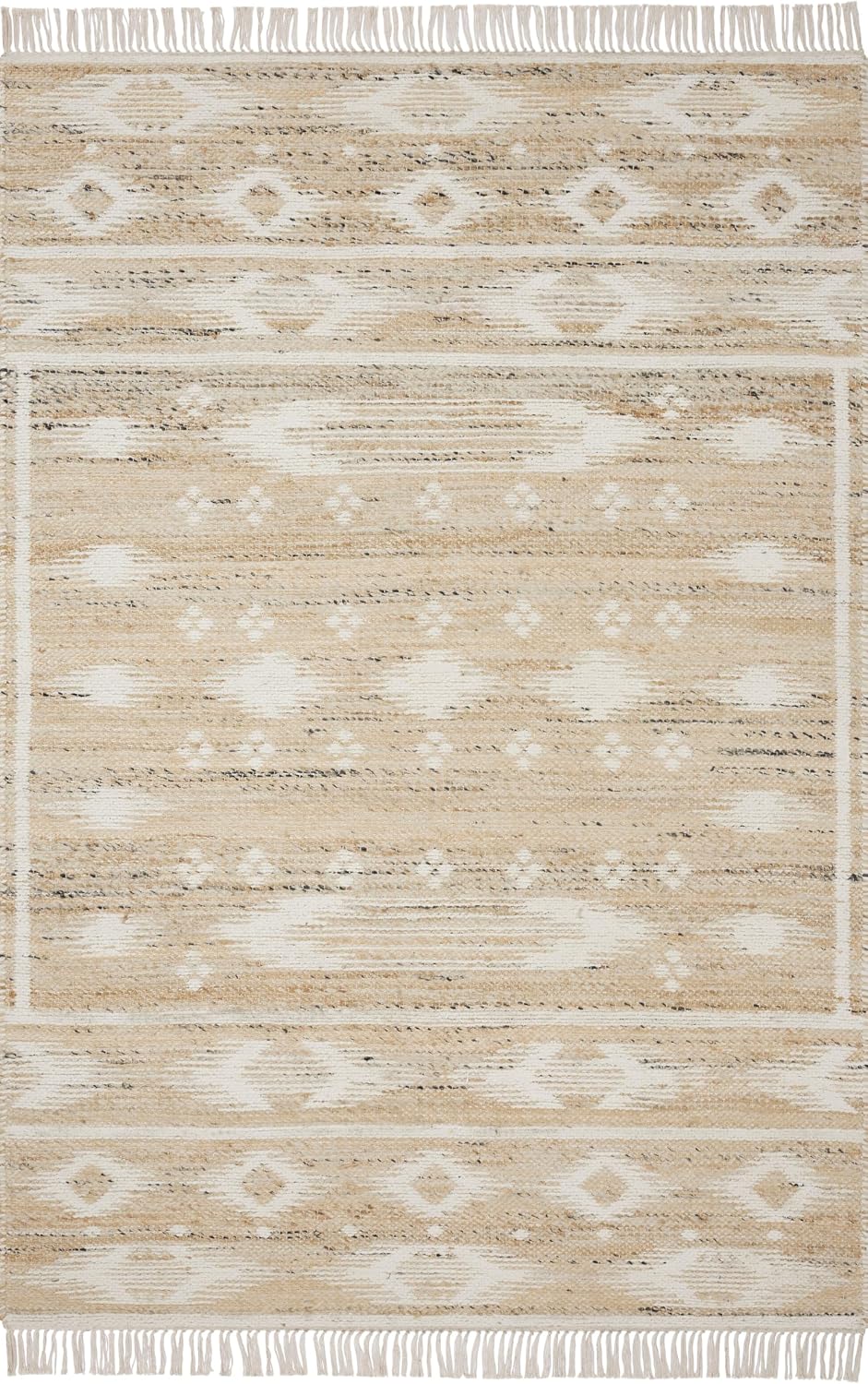 Loloi Angela Rose Rivers Natural/Ivory 9'-3" x 13' Area Rug