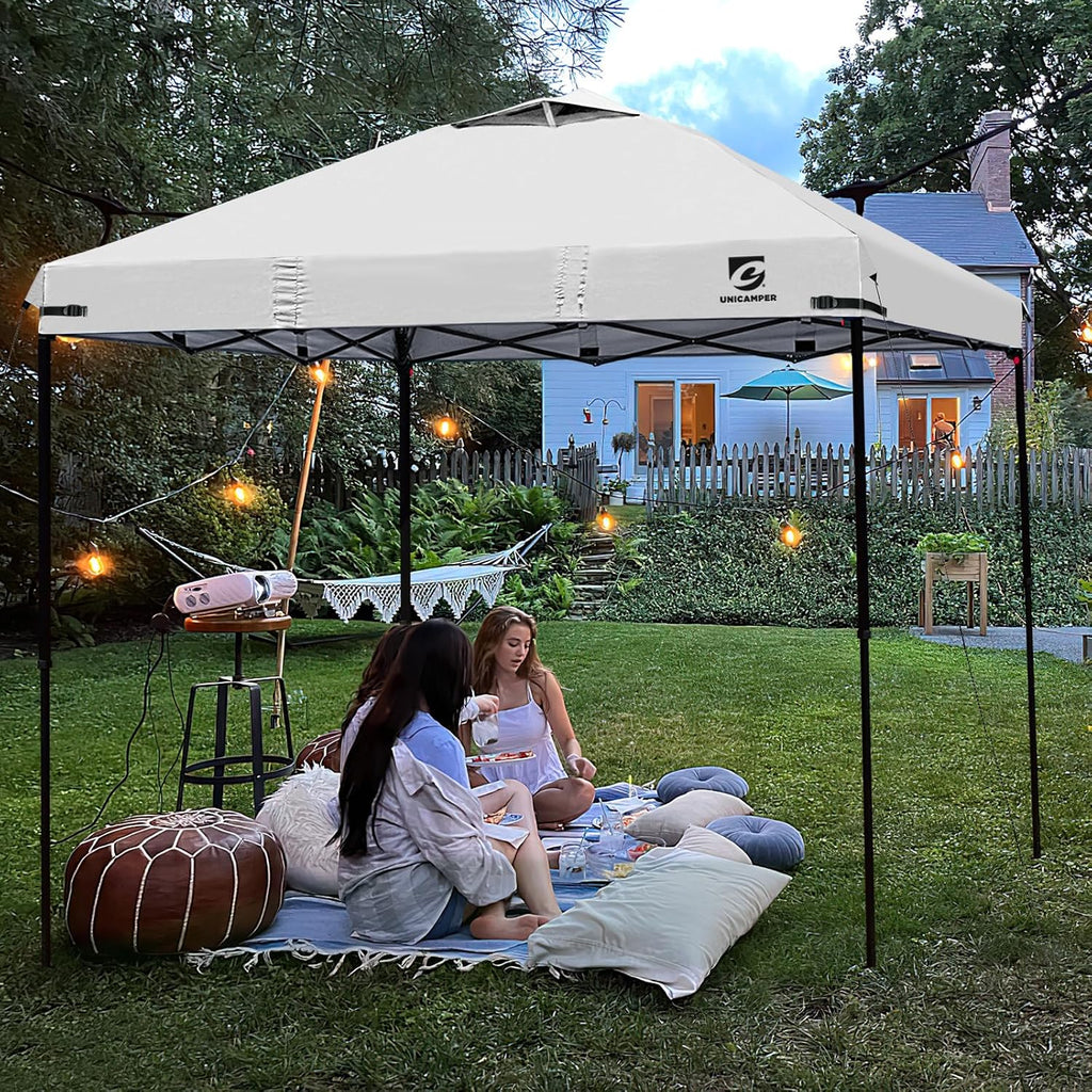 10x10 Pop Up Canopy Replacement Top Cover with Air Vent(Frame NOT INCUDE)