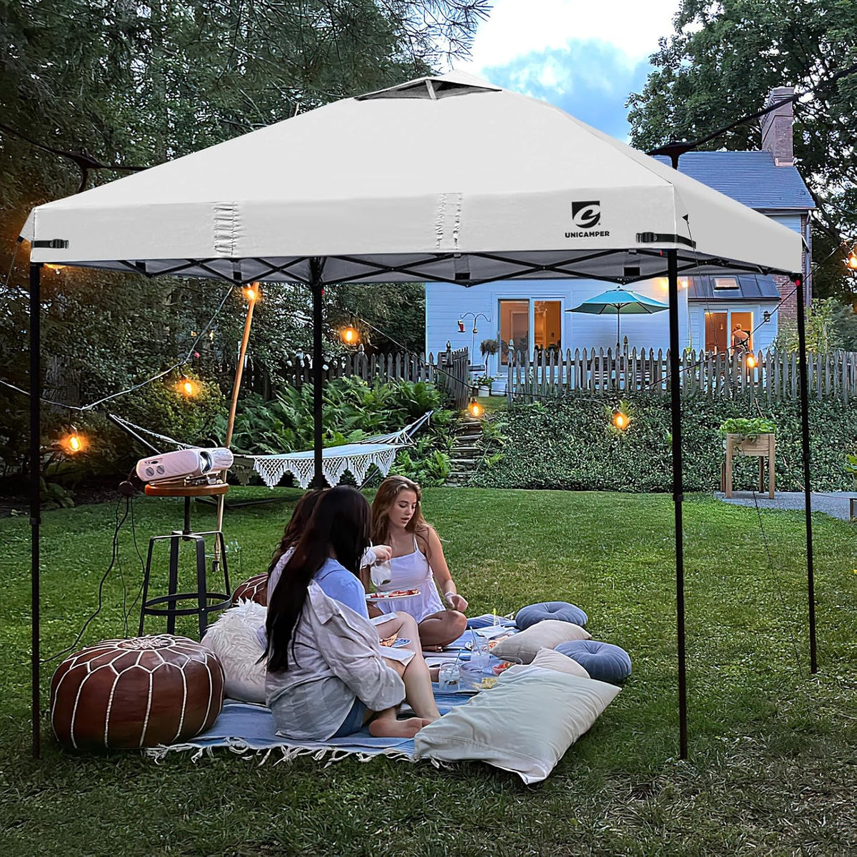 10x10 Pop Up Canopy Replacement Top Cover with Air Vent(Frame NOT INCUDE)