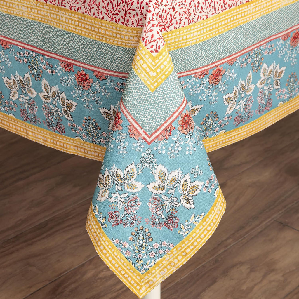 Maison d' Hermine Table Cloth Square Table Reusable 100% Cotton 54"x54"