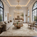 Garvee Beige Boho 9x12 Area Rugs for Living Room Bedroom