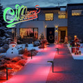 AUDERWIN Solar Pathway Lights Outdoor, Smart Color Changing 9-in-1 Modes