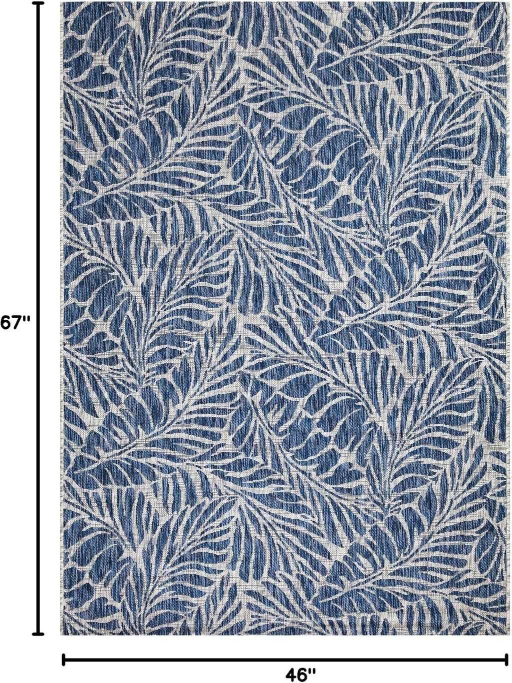 keen home design waterproof outdoor area rug, patio, close-up detail