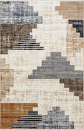 nuLOOM Vanita Navy Geometric Power Loomed Area Rug, 10' x 13'