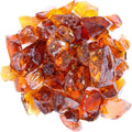Hiland Fire Pit Glass, Amber, 10lb