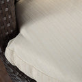 Christopher Knight Home Kono PE Wicker Chat Set, 3-Pcs Set, Brown