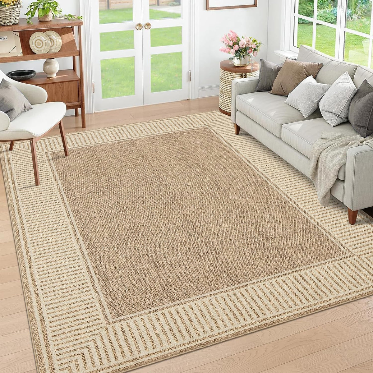GarveeHome 9x12 Area Rug for Living Room Large Washable Bedroom Rug