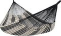 Sunnydaze Mayan XXL Double Heavy-Duty Hammock, Black/Natural