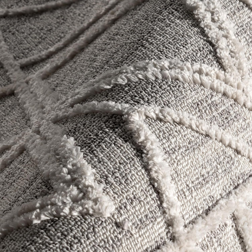 nuLOOM Ansley Light Grey Trellis Power Loomed Area Rug, 12' x 15'