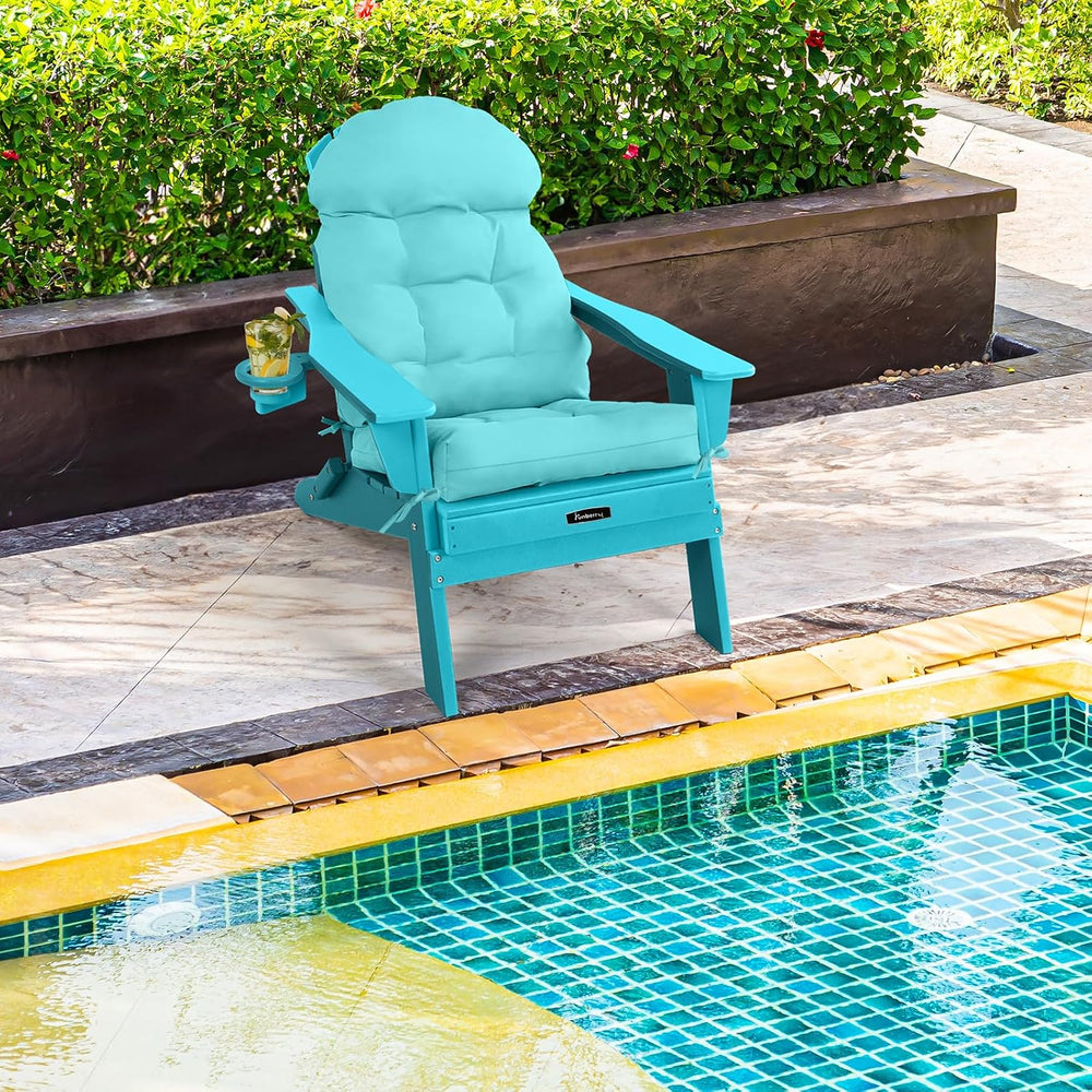 FUNBERRY Adirondack Chair Cushion, Cushions for Rocker with Ties