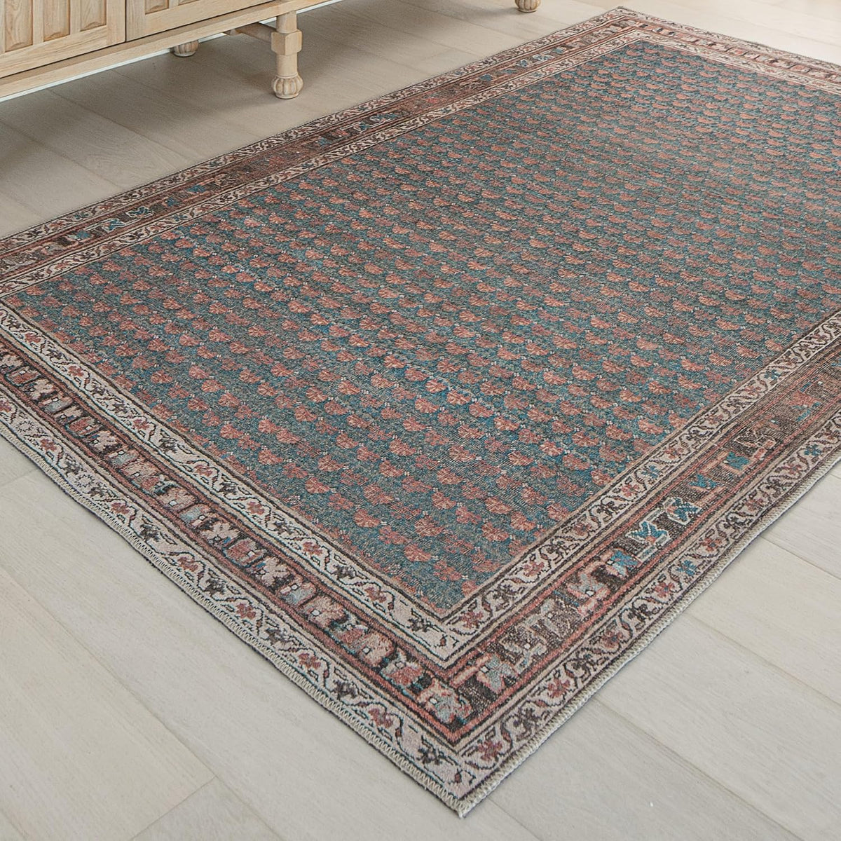 Knot Again Vintage Inspired Area Rug, 5’ x 8’