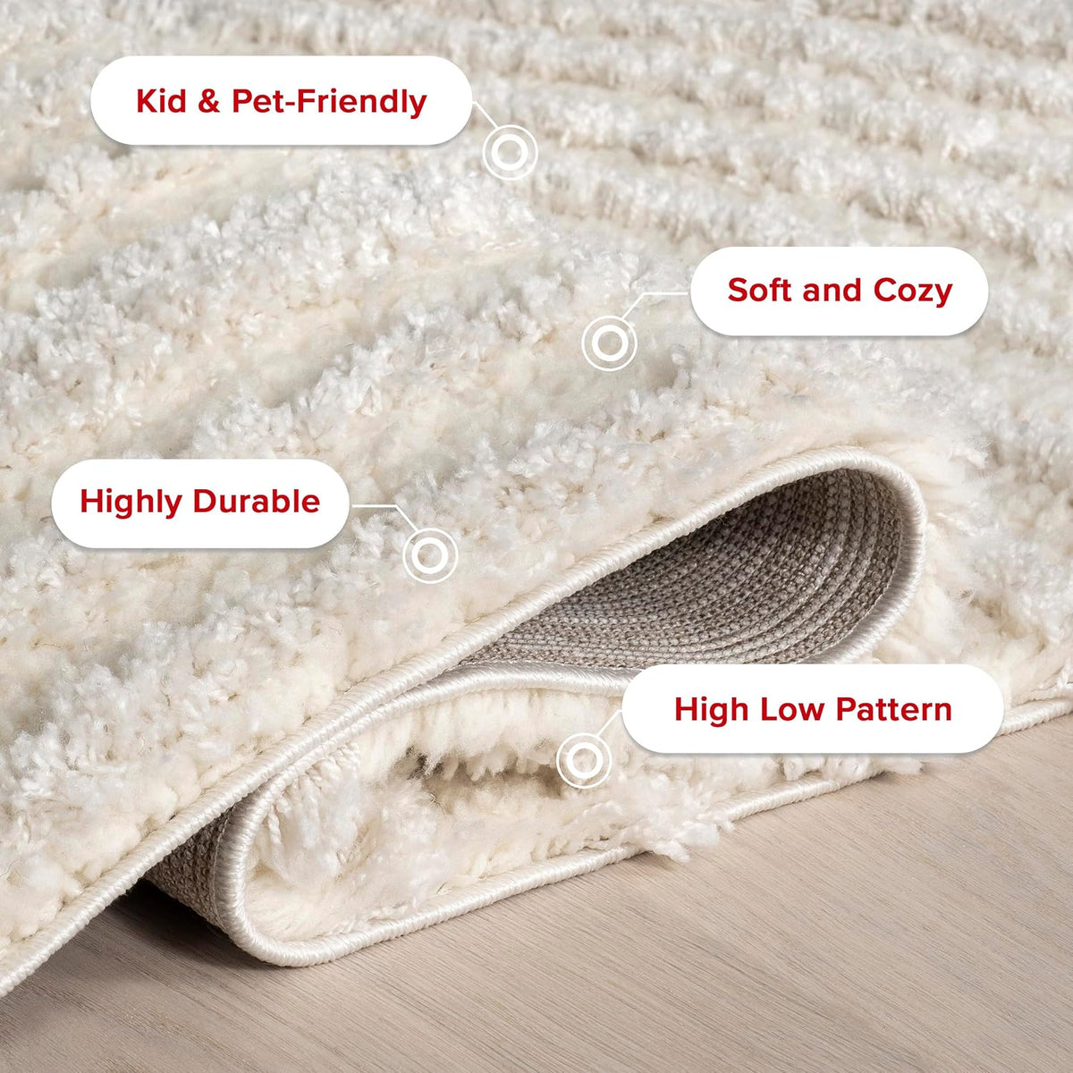 nuLOOM Gloria Beige Abstract Power Loomed Area Rug, 12' x 15'