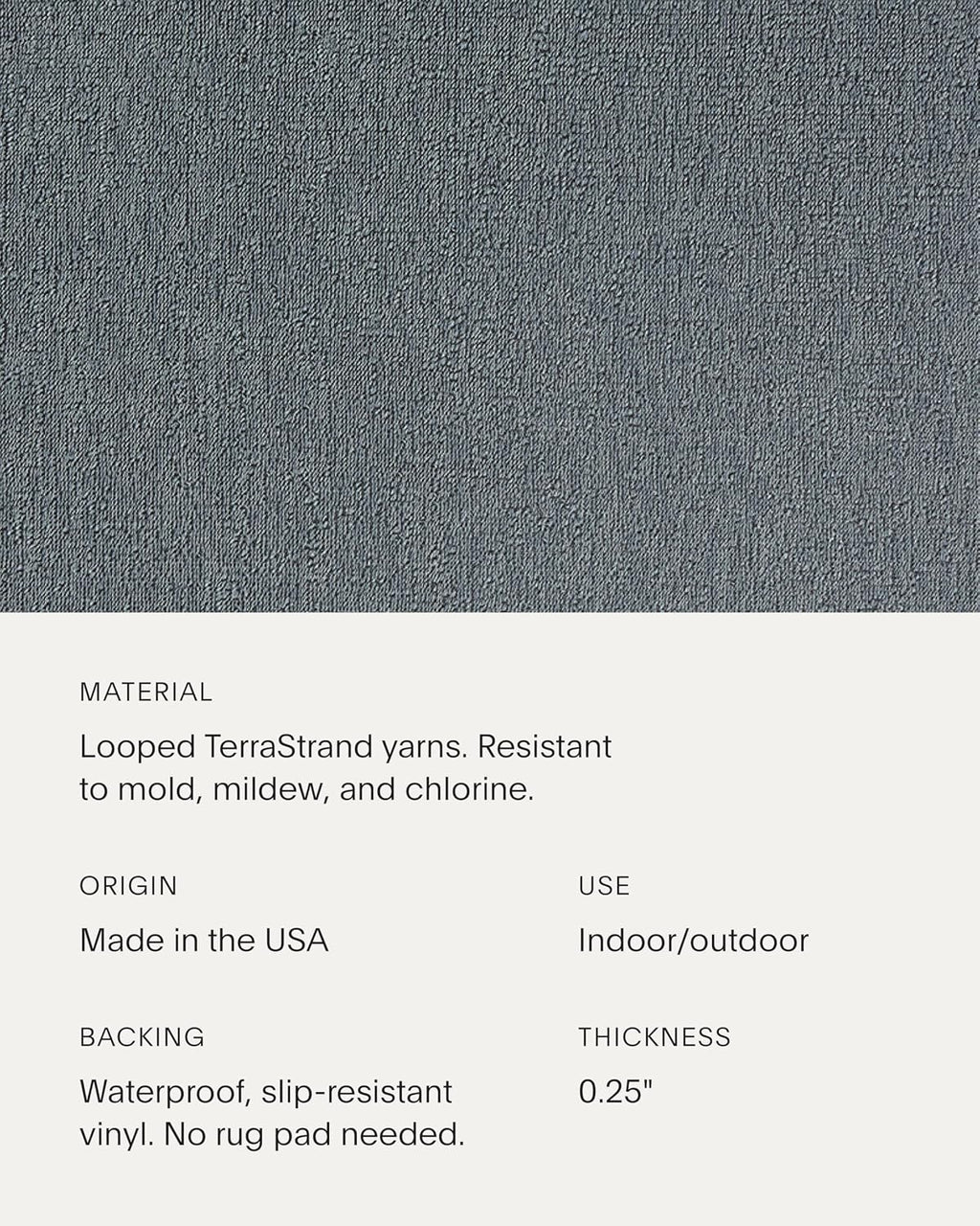 Chilewich Martha By Martha Stewart Heathered Shag Doormat