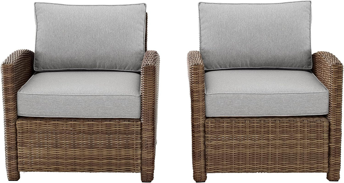 Crosley Furniture Bradenton 2-Piece Patio Chair Set