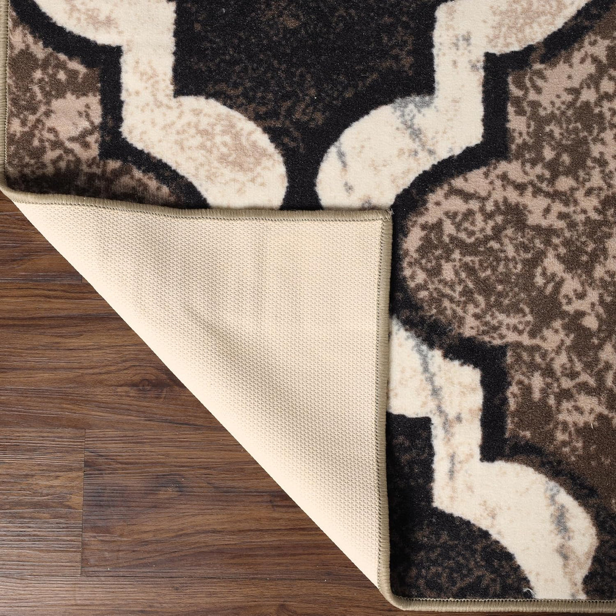Superior Indoor Washable Rugs, Oversize Area Rug, 12'x15', B Ivory