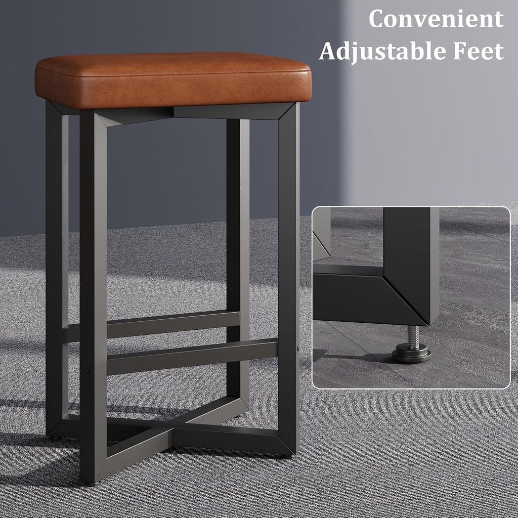 idealhouse bar stools set of 4, 24.6" counter, package contents
