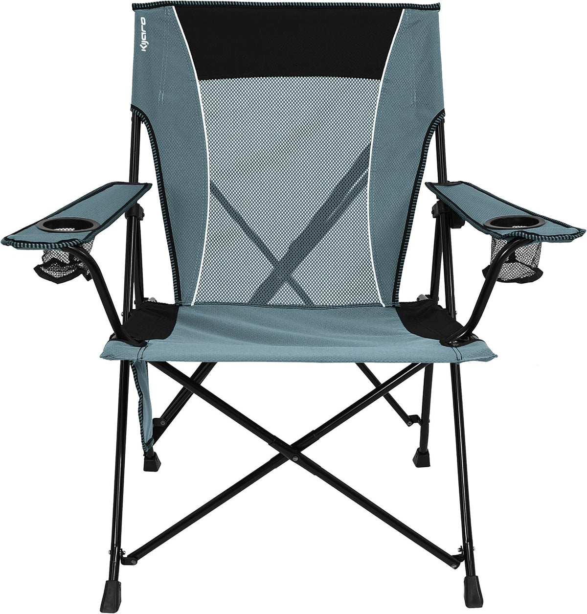 Kijaro Portable Camping Chairs - Enjoy the Outdoors with a Versatile Folding Sports Chair for Outdoor & Lawn - Dual Lock Feature Locks Position – Hallet Peak Gray