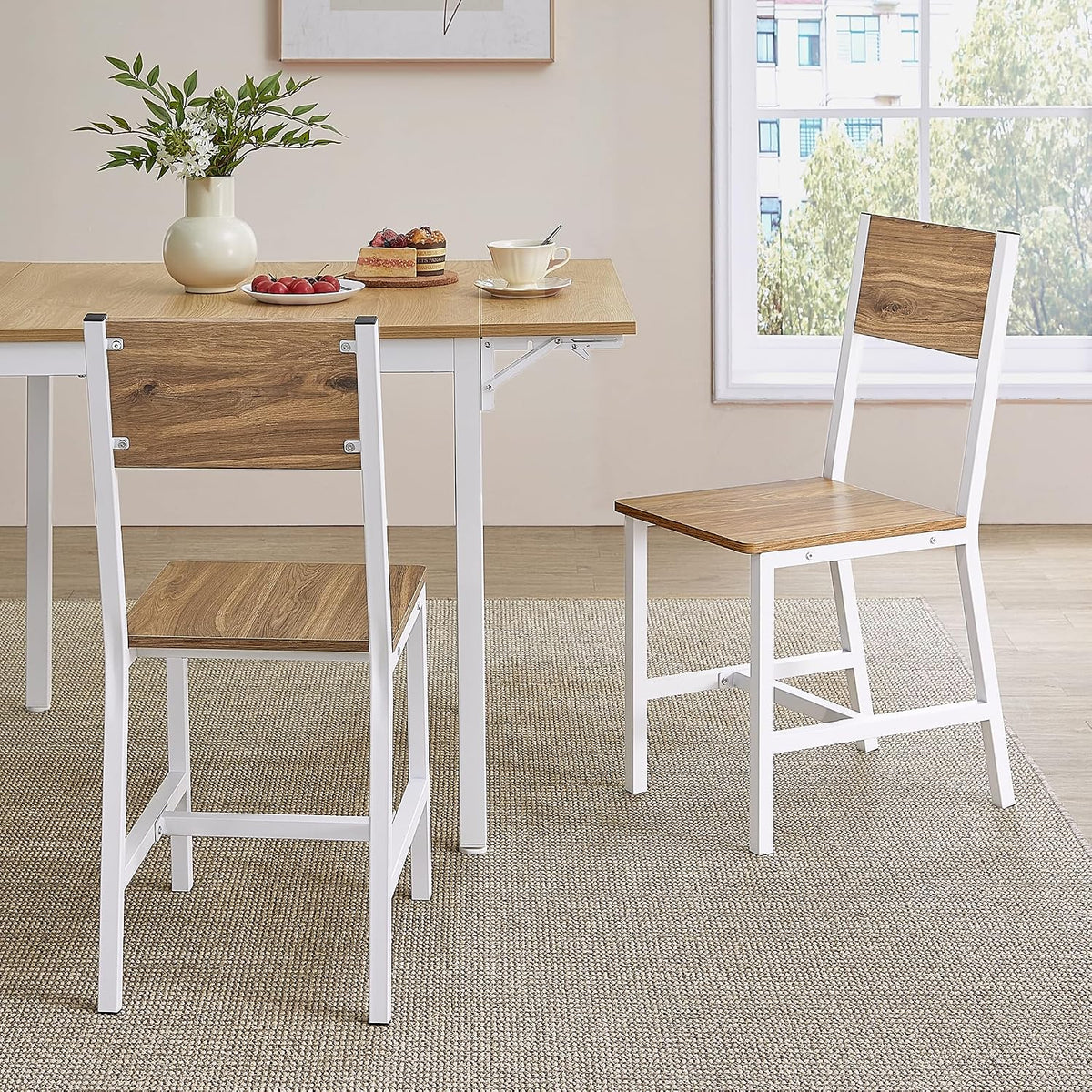 VASAGLE Dining Chair Set of 2, Kitchen Chairs