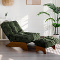 MAXYOYO Accent Chair with Ottoman, Lounge Chair with Adjustable Backrest