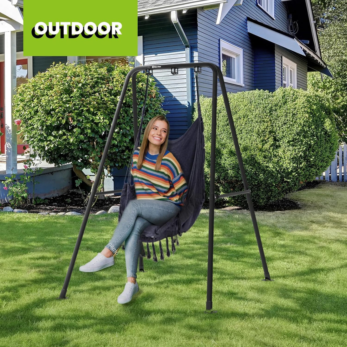 Hammock Chair Stand, Heavy Duty Hammock Stand,300 lbs