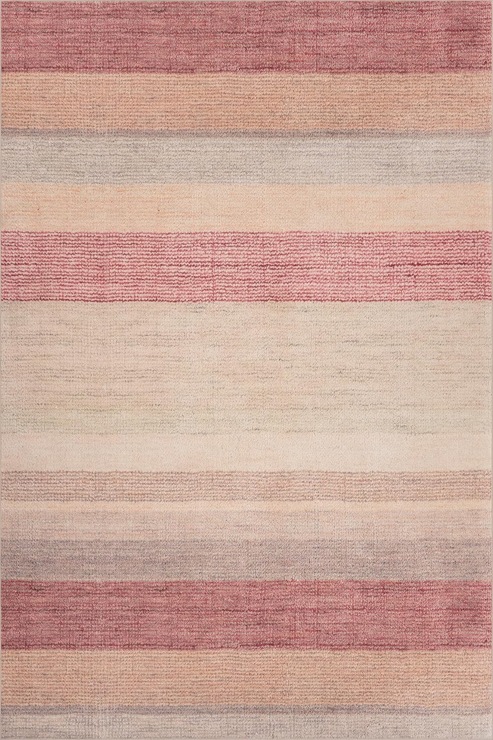 Dash & Albert Noa Multicolor Striped Washable Rug, 8'6"x11'6"