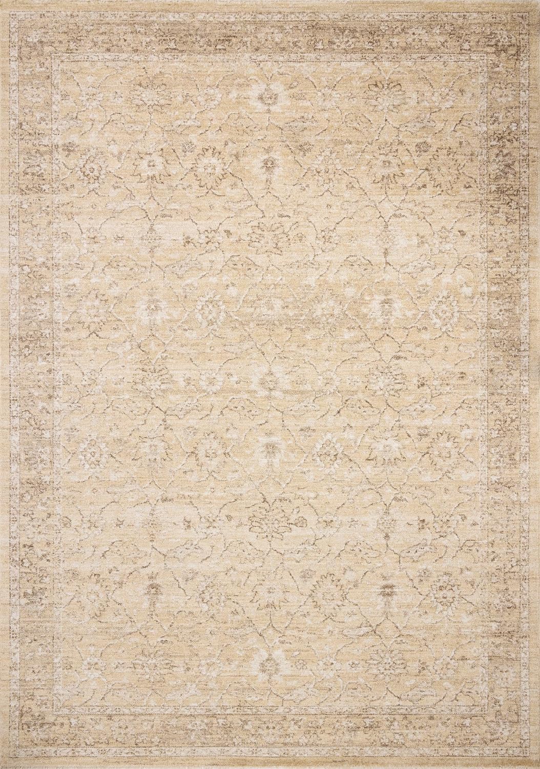 Loloi Chris Loves Julia Palma Wheat/Bark 2'-3" x 3'-10" Accent Rug