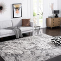 SAFAVIEH Skyler Collection 10' x 14' Charcoal/Ivory SKY186L Modern Abstract Non-Shedding Living Room Dining Bedroom Area Rug