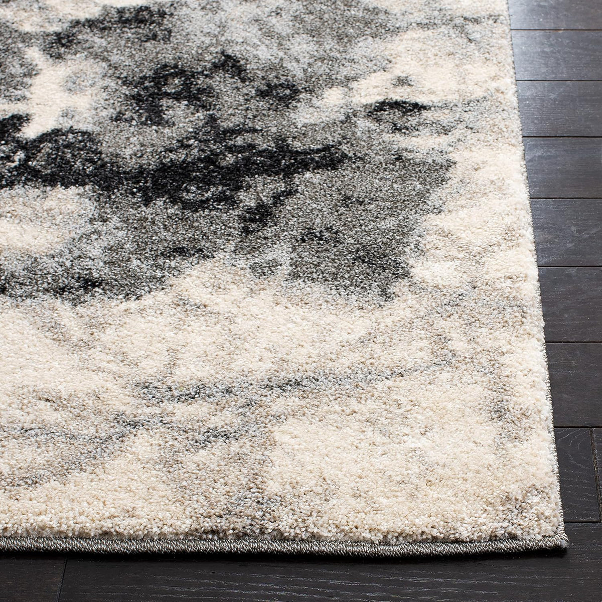 SAFAVIEH Retro Collection Runner Rug - 2'3" x 11', Cream & Grey, Modern Abstract Design, Non-Shedding & Easy Care, Ideal for High Traffic Areas in Living Room, Bedroom (RET2141-1180)