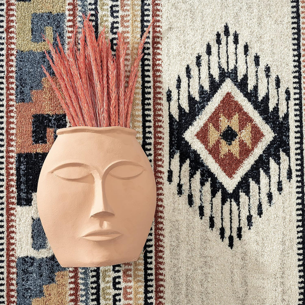Abani Multicolor Southwestern Design 2'6" x 6' (3x6) Area Rug - ...