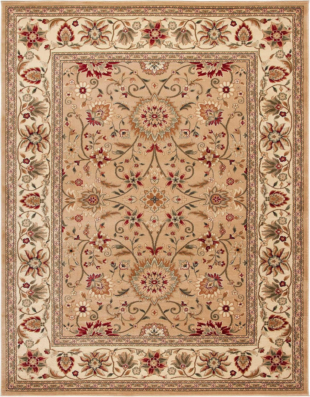 SAFAVIEH Lyndhurst Area Rug 8x10 Large, Beige & Ivory LNH212D