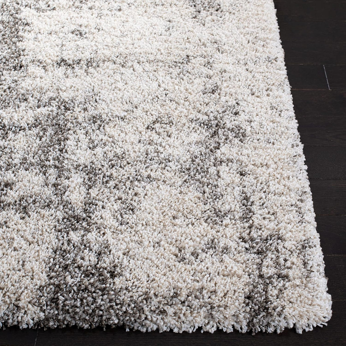 SAFAVIEH Hudson Shag Rug 8x10, Plush Modern Large Ivory & Grey SGH205A