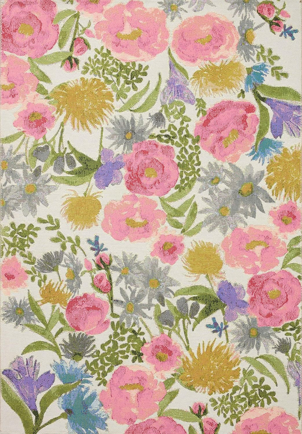 Loloi Botanical Ivory/Multi 10'-6" x 13'-9" Area Rug