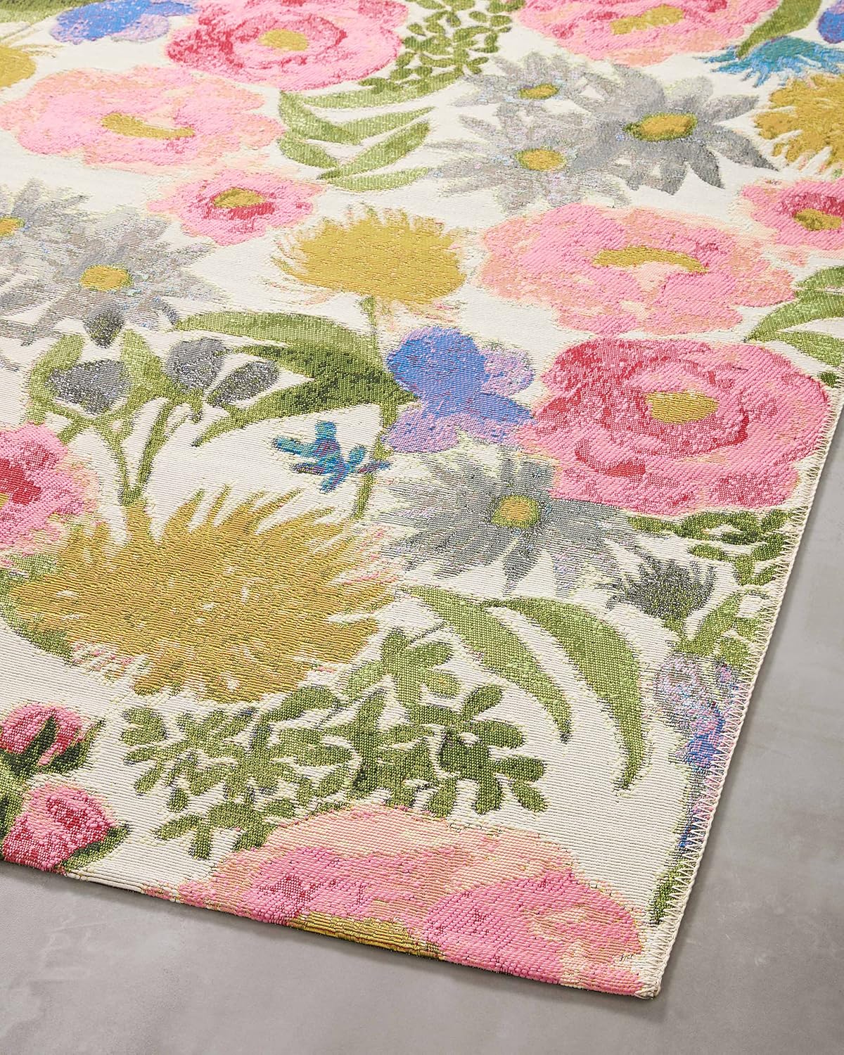 Loloi Botanical Ivory/Multi 10'-6" x 13'-9" Area Rug