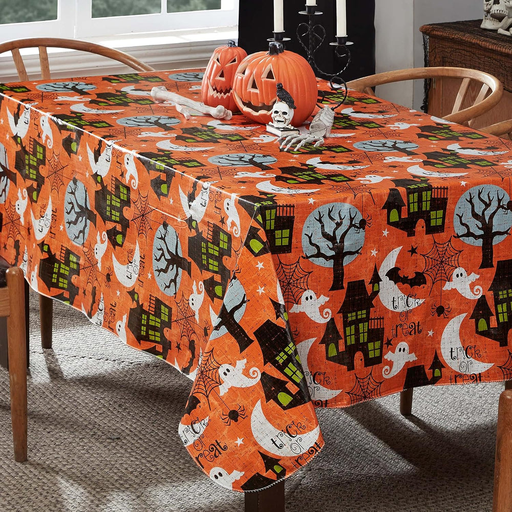 Newbridge Halloween Scream 60 x 102 Inch Rectangle Vinyl Tablecloth