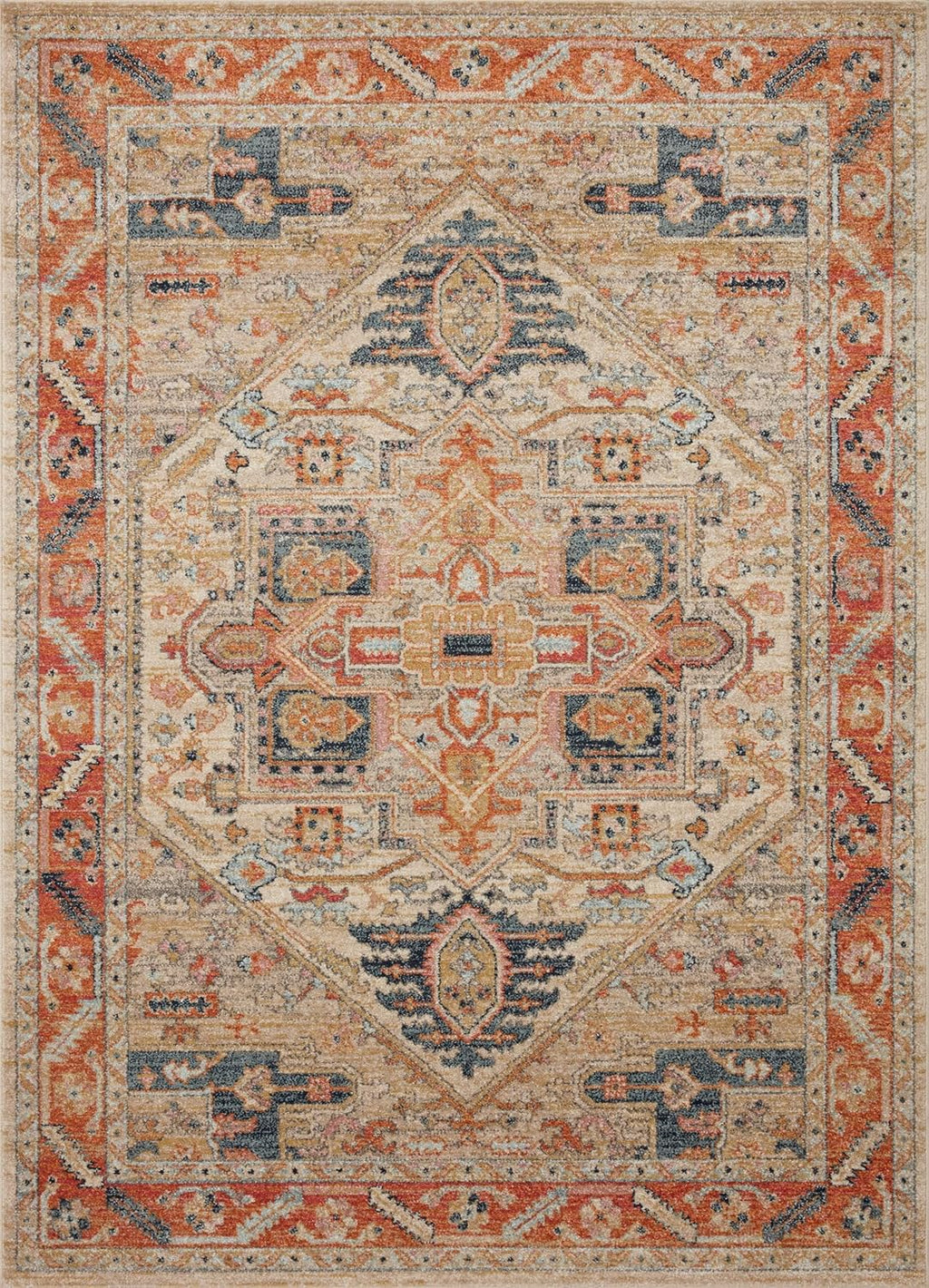 Loloi Jocelyn Sand/Multi 7'-10" x 10' Area Rug