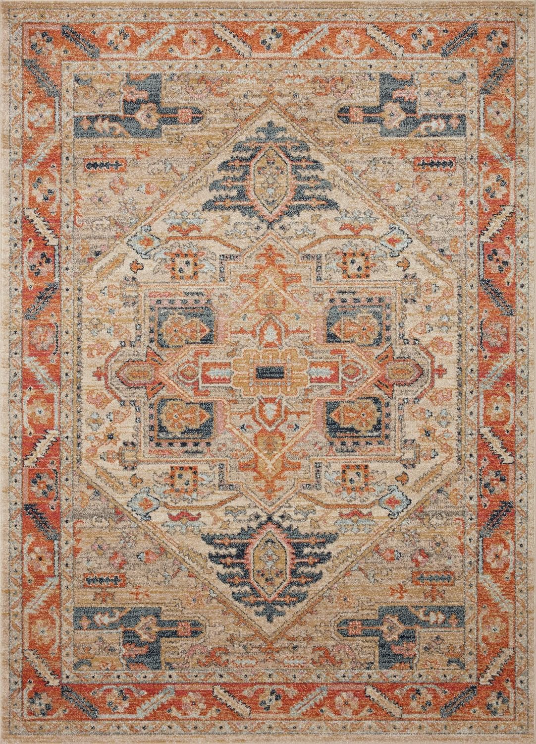Loloi Jocelyn Sand/Multi 7'-10" x 10' Area Rug