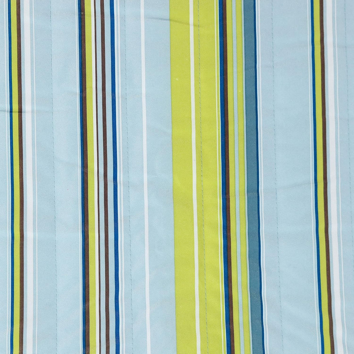 Sunnydaze Quilted Double Hammock for Outside with Pillow, Blue and Green