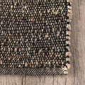 nuLOOM Elfriede Charcoal Solid Flatweave Area Rug, 12' x 15'
