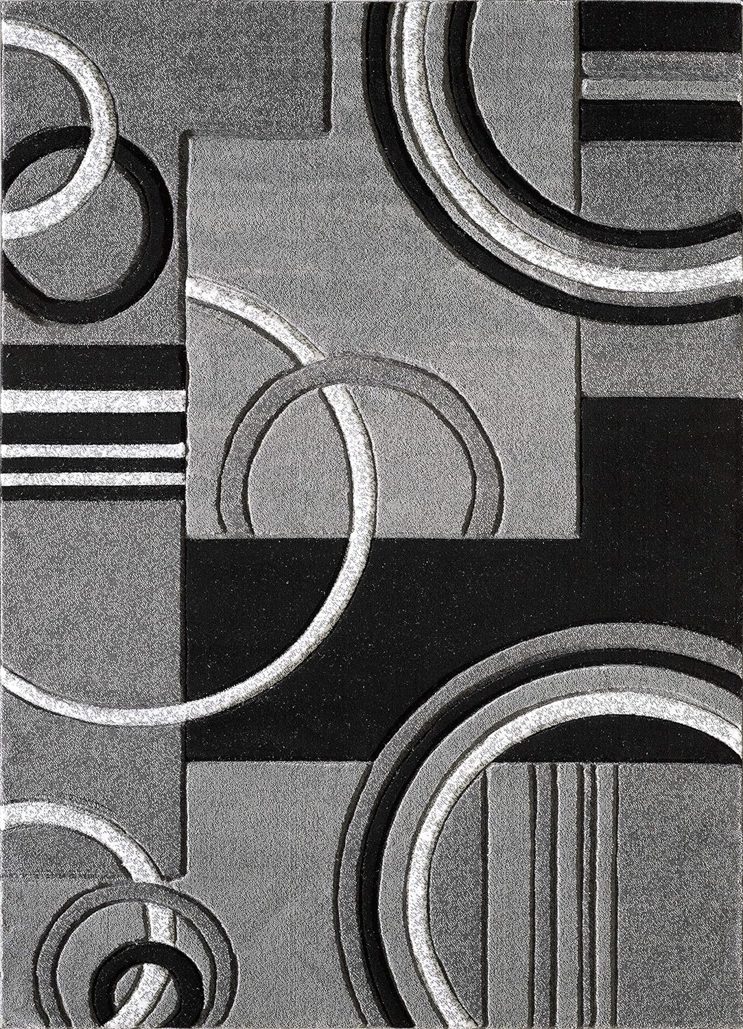 glory rugs area rug modern soft hand carved, close-up detail
